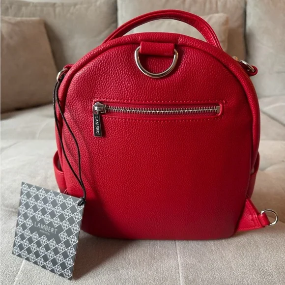 NWT Lambert Red Charlie Backpack - Picture 2 of 6